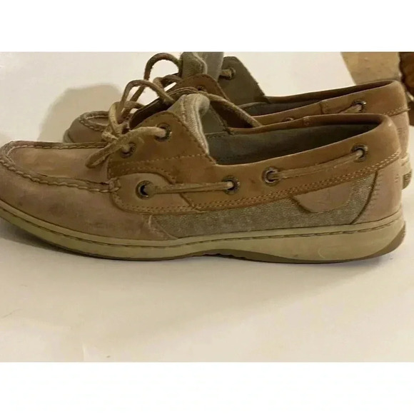 Sperry Top Sider Women’s Brown Leather Boat Shoes‎ Size 7.5 - Picture 5 of 8